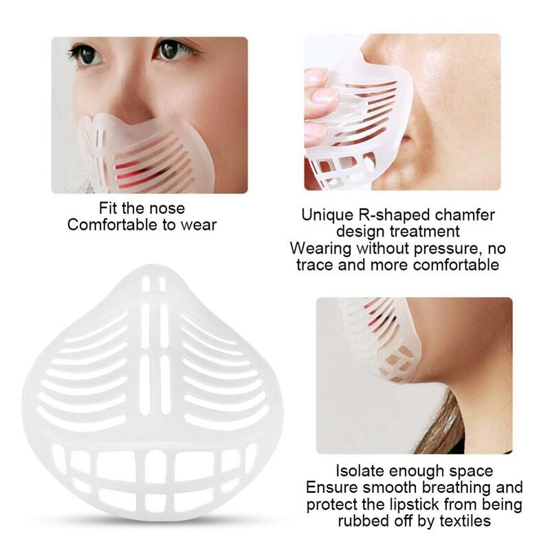 9 Pçs/set 3D Máscara Facial Suporte & Máscara Cinta Extensor Máscara Estrutura de Suporte Interno Proteção Batom e Confortável Vestindo