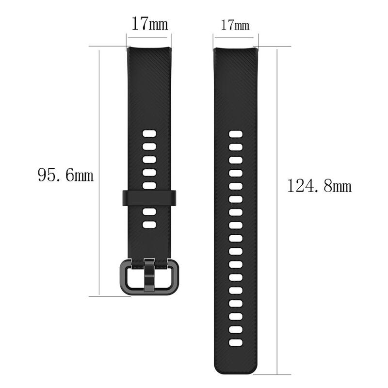 Laforuta-Bracelet de montre en silicone pour Huawei Honor Band 5, bracelet pour femmes et hommes, boucle de fitness, bracelet de montre intelligente