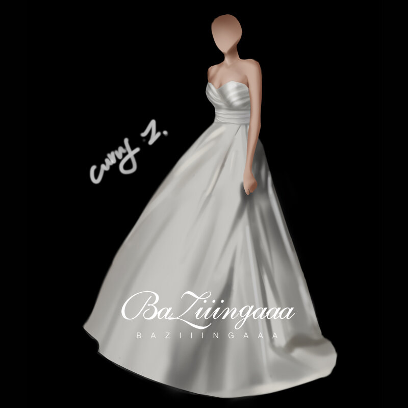 BAZIIINGAAA Luxury wedding 2020 lace wedding dress handmade custom Accept drawing wedding dress photo customization service