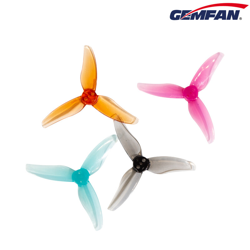 4Pairs Gemfan 2512 2.5X1.2X3 3-Blade PC Propeller 1.5mm for RC FPV Racing Freestyle 2.5inch Toothpick Drones Replacement Parts