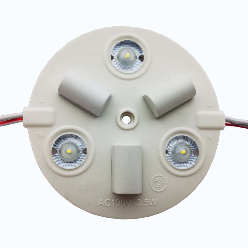 no need power supply PSE 3.5w 350lm high brightness AC100v high voltage led module for light box