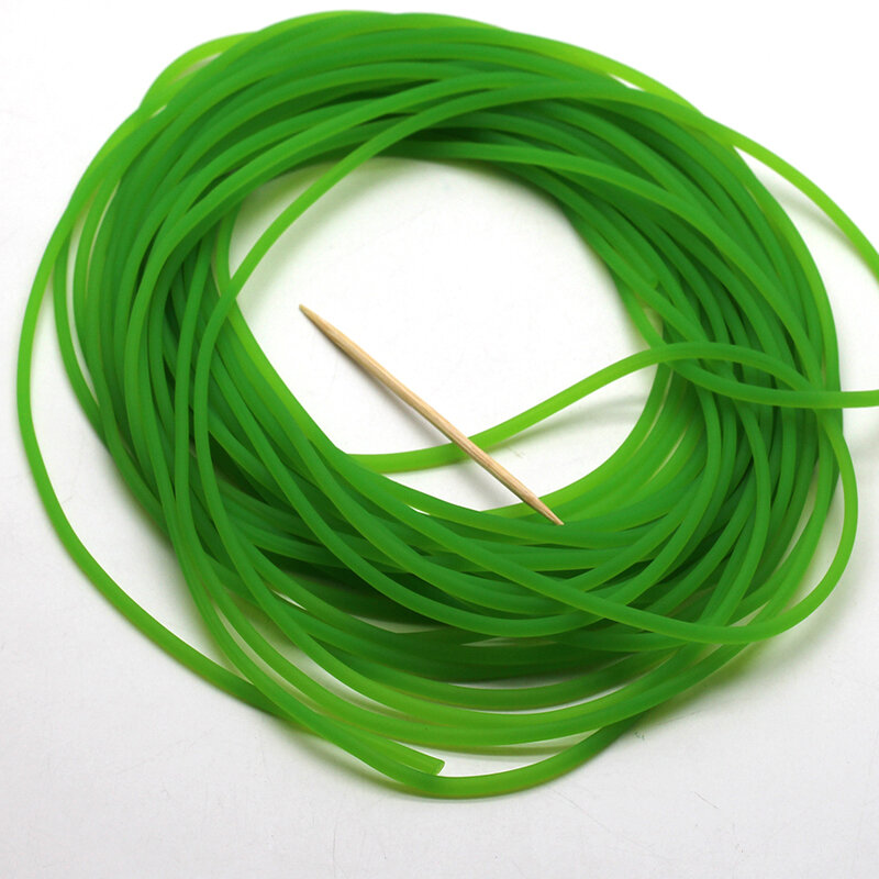 Cuerda de pesca de goma elástica sólida de 2mm de diámetro, cuerda de pesca, cordón de pesca atado, cuerda de goma elástica de liberación de amortiguación