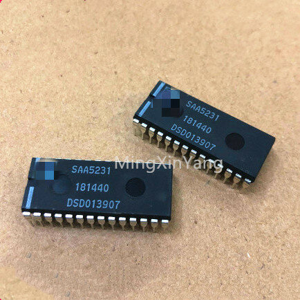 Chip ic circuito integrado dip saa5231 5 peças