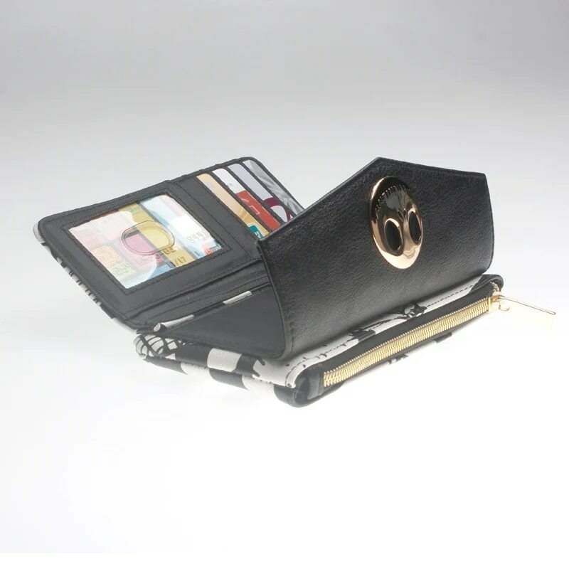 Женские кошельки, модный Качественный держатель для карт, Классический женский кошелек на молнии, кошелек для монет 5526