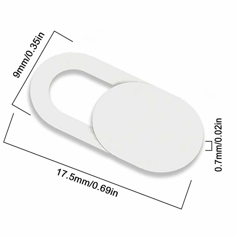 Escudo de câmera de plástico adesivo, 3 pçs proteção aos olhos anti-vibrador para celular pc tablet pc laptop capa de privacidade