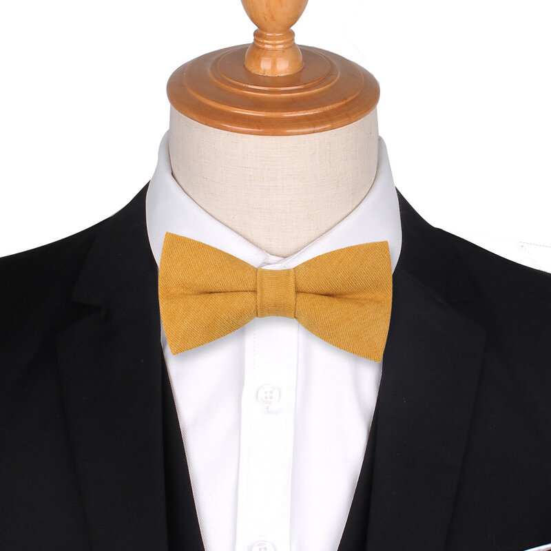 Gravata borboleta clássica para homens, gravata borboleta de cor sólida com laços para casamento, gravatas para adultos