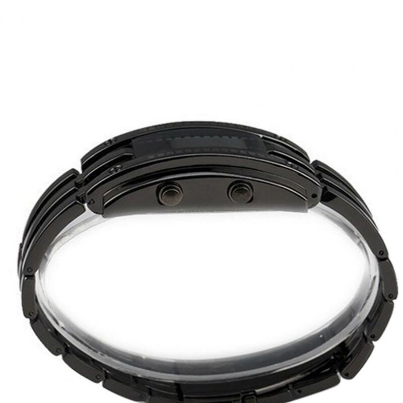 2021 neue Mode Punk Armbanduhr mit Strap Date Digitale Wolfram Stahl Mode Leuchtende Uhr für Paar