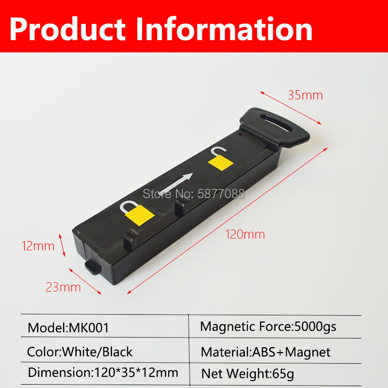 Separatore magnetico gancio di sicurezza chiave magnetica S3 rimozione chiave a mano magnete Lockpick rilascio S3 Display chiave gancio staccatore blocco arresto