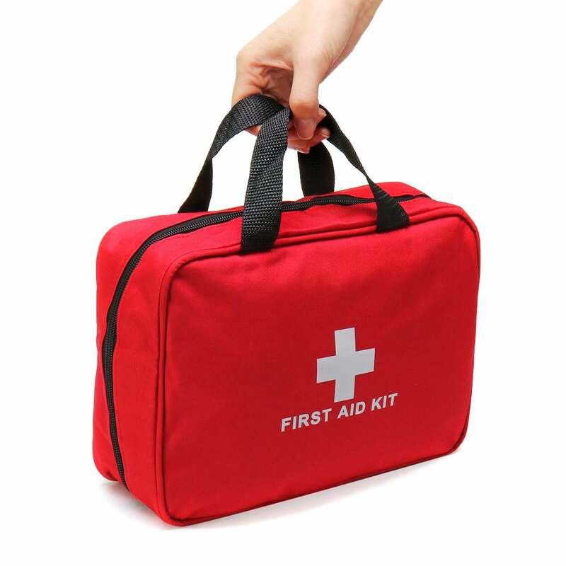 Kit de primeros auxilios portátil, bolsa de emergencia para viajes al aire libre, Camping, hogar, vendaje de ayuda, paquete de tratamiento, Kit de supervivencia, 300 piezas