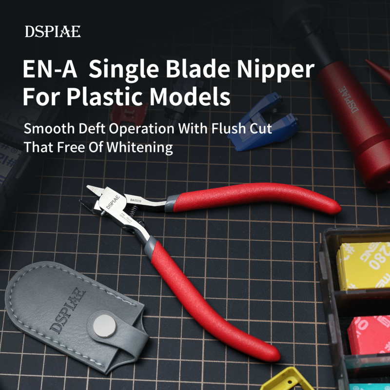 Dspiae EN-A Instapmodel Ultradunne Enkelbladige Hoge Hardheid Tang Voor Gundam Modelbouw Hobby Diy Tool Accessoire