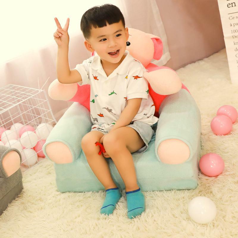 Cute Chair Fashion Children Sofa Folding Cartoon Stool for Children Kids Sofa Baby Stool Can Be Wash Washable Chair for Kids