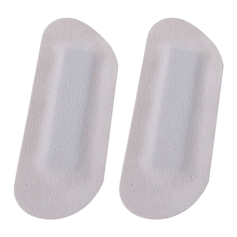 1 par de protectores de talón de cuero de imitación para el cuidado de los pies, almohadilla de talón para el dolor de espalda