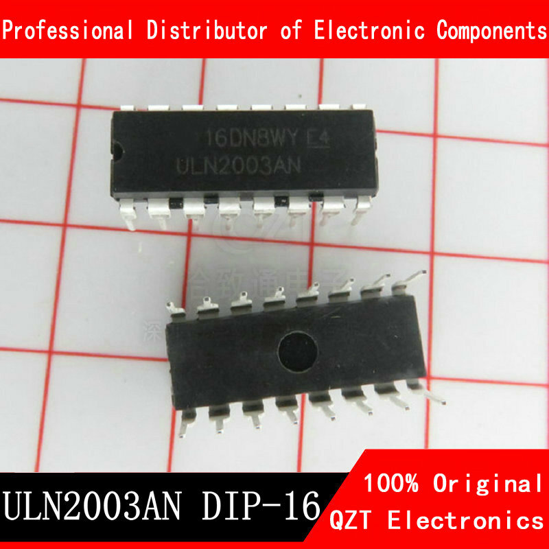 Circuit imprimé original et neuf, ULN2003AN DIP16 ULN2003A DIP-16 ULN2003, 10 pièces