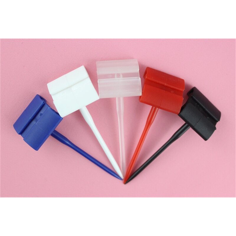 Plug Insert Sign Clip Food Label Card Holder Price Tag Clip Note Snap Sign Card Display Clamp Pin Coll Suspension Clip