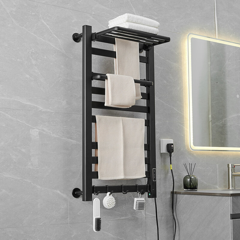 Scaldasalviette elettrico scaldasalviette EU Plug Smart Home portasciugamani mensola accessori per il bagno per il bagno