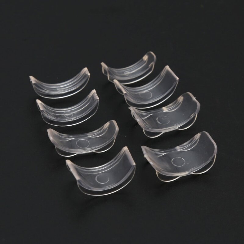 8 tamanhos de silicone invisível limpar anel tamanho ajustador resizador anéis soltos redutor x7ya