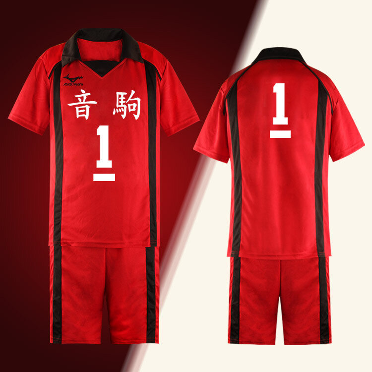 Haikyuu!! Nekoma High School #5 Kenma Kazume Kostum Cosplay Jersey Pakaian Seragam Olahraga Ukuran S-XXXL Gratis Pengiriman