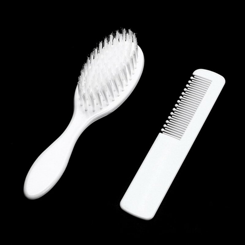 Baby Hair Brush and Comb Set para recém-nascidos, crianças, segurança infantil, saúde, grooming Kit, couro cabeludo cabeleireiro, Styling Tool