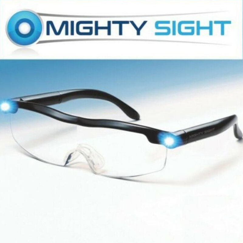 Mighty Sight LED Light okulary prezbiopia lupa szklanki z podświetleniem LED Luminous okulary noktowizyjne okulary do czytania okulary oświetleniowe