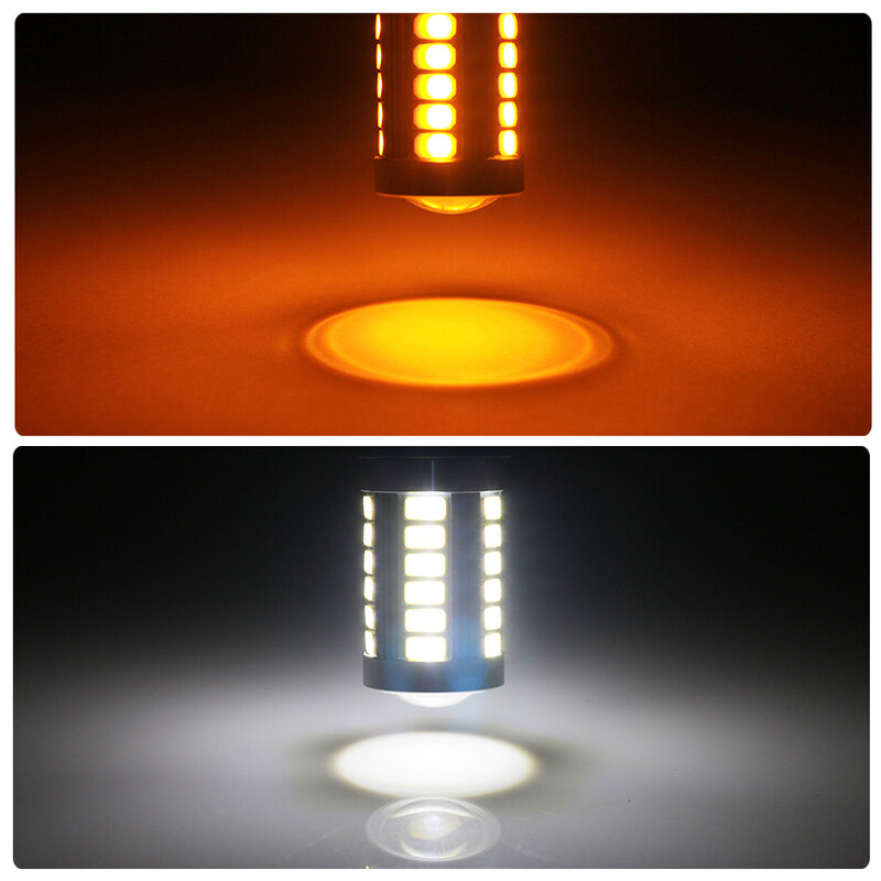 GZKAFOLEE-bombillas LED antiniebla para PS19W, 5201, 5202, 12085, superbrillantes, 12V, 600LM, 6000K, blanco, 3000K, ámbar