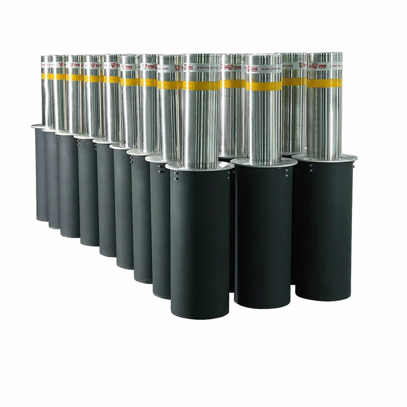 KinJoin High quality 304 stainless steel hydraulic automatic parking rising bollard 1 motor/PCS