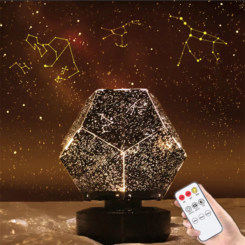 Star Light Galaxy Projector Lamp Starry Sky Night Led Lights For Room Lamp Space lighting Planetary Nightlight Gift For Kids