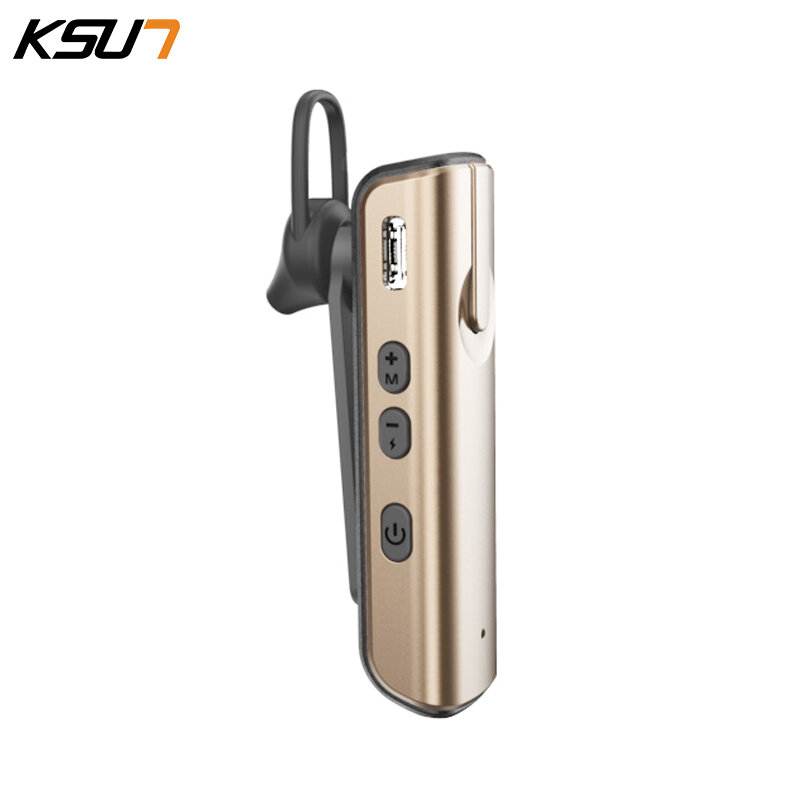 Ksunv36 dispositivo de comunicação sem fio mini walkie talkie restaurante hotel bluetooth-compatível fone de ouvido transceptor rádio em dois sentidos