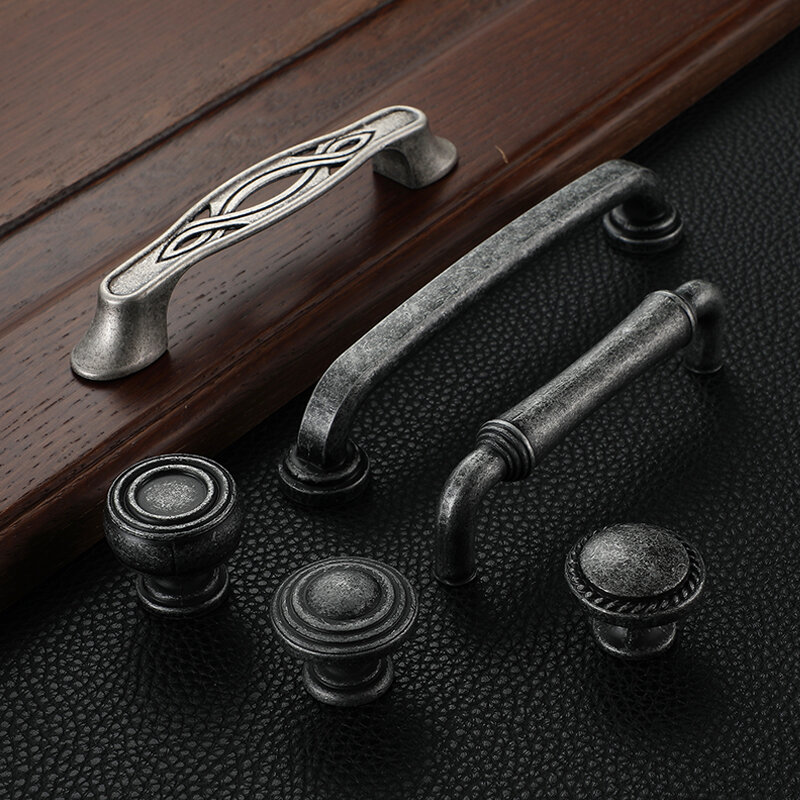 Дверные ручки для кухонного шкафа в стиле ретро, ручки для винтажных ручек, фурнитура для мебели, ручки для шкафа 610