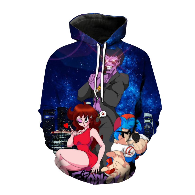 Fashion Friday Night Funkin Game Series 3D Printed Hoodies Cool Sweatshirts Men Women Children Pullover Boy Girl Kids Hoody Coat