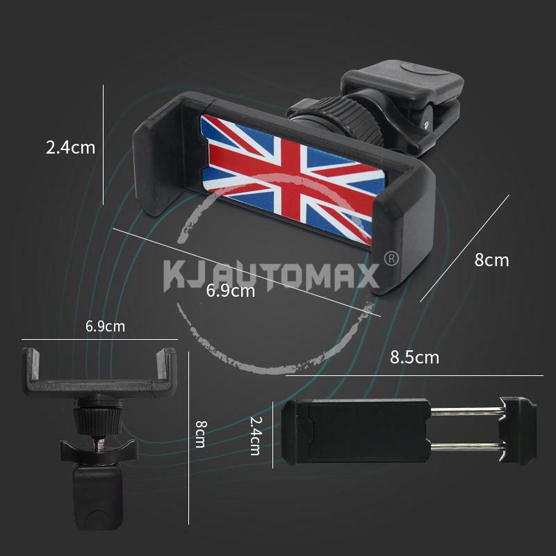KJAUTOMAX per Mini Cooper R50 R52 R53 supporto per telefono R54 R55 R56 Flag Style GPS R60 R61 F55 F56 alta qualità