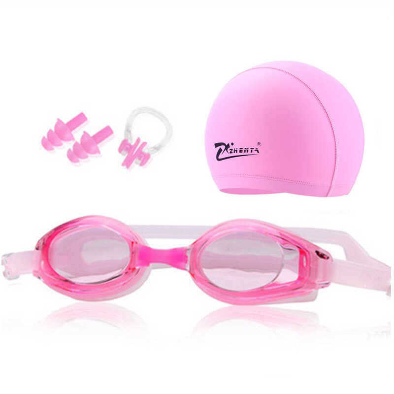 Nieuwe Anti-Fog Waterdicht Zwembril Mannen Vrouwen Kids Adult Sport Duiken Eyewear Badmuts Zwemmen Bril Oordopje Zwembad apparatuur