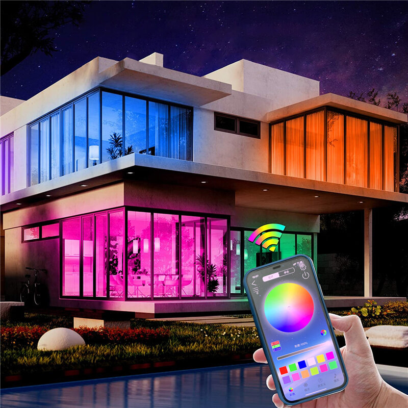 LEDストリップライト,Bluetooth,USB電源,リモコン付き,RGB,2835色の変更,テレビのバックライト,家の装飾