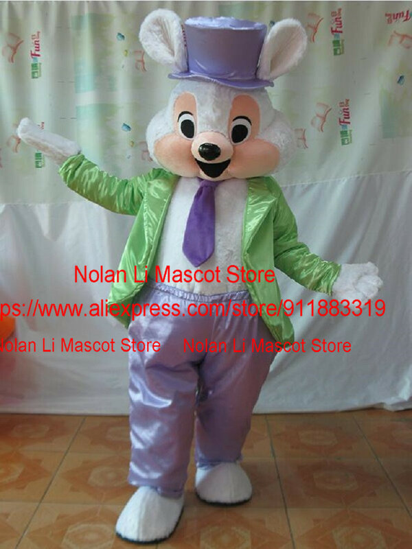 Disfraz de Mascota de conejo, juego de rol para fiesta de cumpleaños, publicidad, escenario, actuación, regalo de vacaciones, gran oferta, 1129