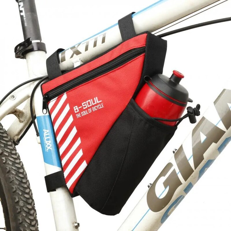 2021 Bicycle Tripod Water Bottle Bags Mtb Cycl Front Tube Frame Bag Triangular Storage Bags Triangle Saddle Bag Bike Accessories