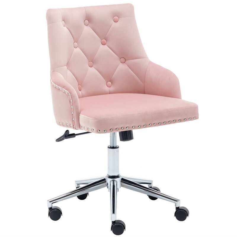 Cadeira com encosto alto, mobília para casa, escritório, design moderno, veludo, tarefa com braços no quarto