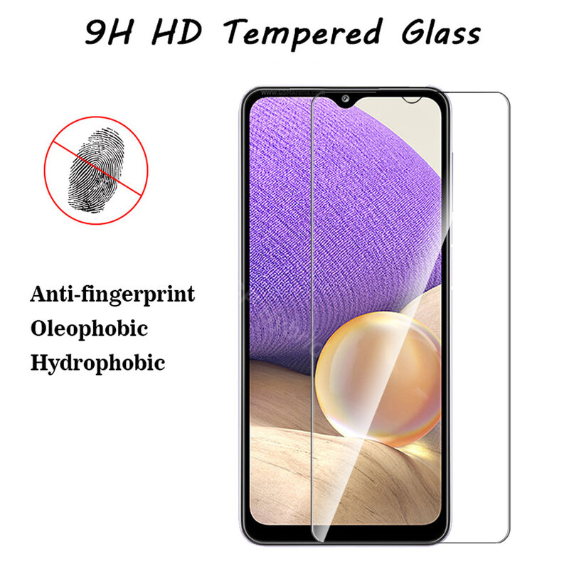 Protecteur d'écran en verre trempé pour Samsung Galaxy, film de protection pour Samsung Galaxy A32, 5G, 4G, A12, A02S, A53, A52, A22, A23, A13, 12, 53, 32, 52, 3 pièces