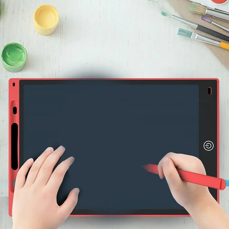 8.5 Cal przenośny inteligentny tablet do pisania lcd elektroniczny notatnik rysunek graficzny podkładka do pisma ręcznego z baterią przycisku CR2020