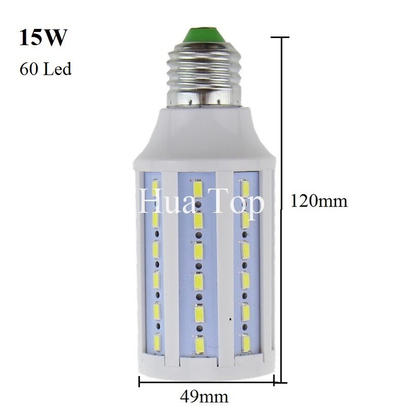 Verlichting licht 7W 12W 15W 25W 30W 40W 50W 60W 80W 100W AC85-265V Spot lamp E27 E26 E14 B22 E39 E40 warm koud wit Led corn bulb