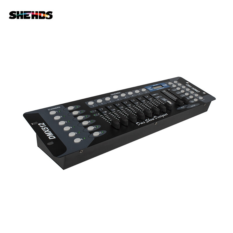 SHEHDS-DMX512 Controller Stage Lighting, DJ Disco Equipment, DMX Console para LED Par Light, Beam Wash, Gobo Light, 7R, 230W, 192