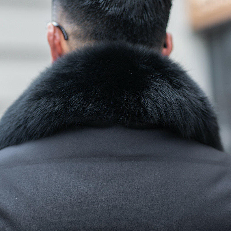 Мужская куртка на белом утином пуху, повседневная куртка хорошего качества с капюшоном, пуховая куртка, размеры от 2 до 8, зима 2019