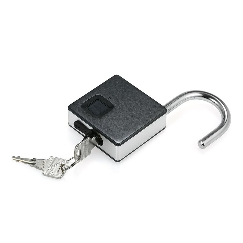 Thông Minh Vân Tay USB Sạc 10 Bộ Dấu Vân Tay IP65 Chống Thấm Nước Chống Trộm An Ninh Khóa Cửa Nhà Để Xe Khóa