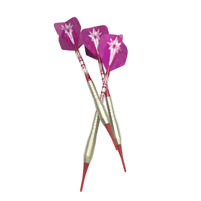คุณภาพสูง3ชิ้น/เซ็ต19G ลูกดอกอุปกรณ์เสริมอาชีพ Soft Dart Match ลูกดอกทองแดงอลูมิเนียมเพลา dardos