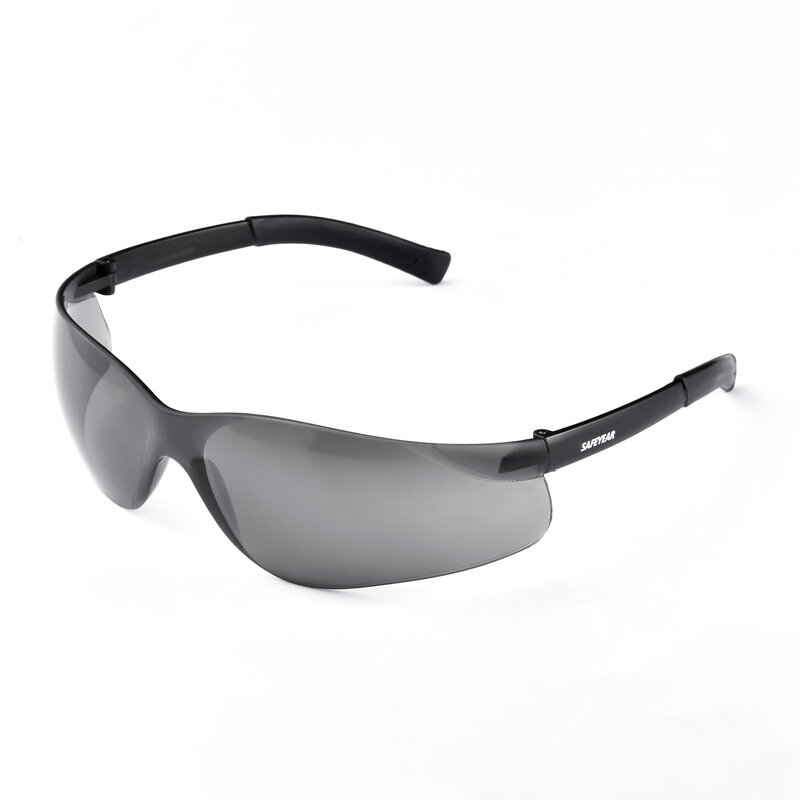 SAFEYEAR Keselamatan Kerja Kacamata Anti Gores Gelap Lensa UV400 Perlindungan Kacamata Full-View Kacamata Tahan Air Tahan Debu