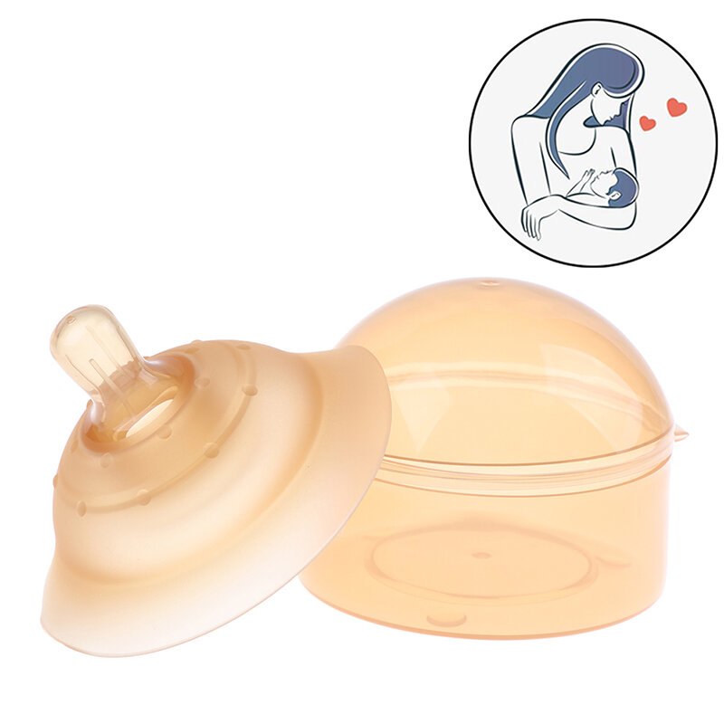 Silicone Nipple Protectors Feeding Mothers Nipple Shields Protection Cover Breastfeeding Mother Milk Silicone Nipple With Box