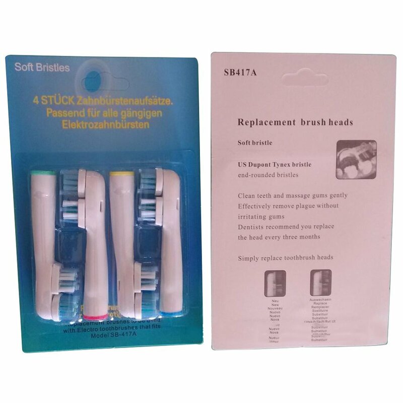 8 ×Replacement cabezas de cepillo para Oral B cepillo de dientes eléctrico ajuste antes de/Pro salud/Triumph/3D Excel/vitalidad precisión limpio