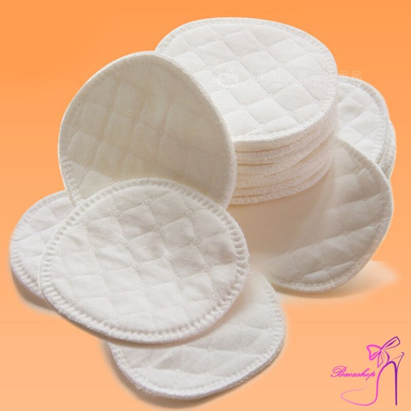 12 Pcs Reusable Breast Feeding Nursing Breast Pads Washable Soft Absorbent Baby Supplies EIG88