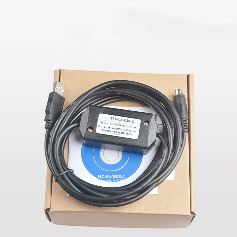 Câble intelligent de pigments de TSXPCX3030-C TSXPCX3030 pour le PLC de TWIDO/NEZA Modicon TSX, USB 2.0, appui WIN7/8