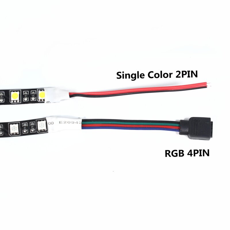 1M 2M 3M  5M 5050 LED Strip Light Black PCB Board 60LED/Meter Input 12V Safe Tape BSOD DIY RGB Flexible Led Line 3M Sticker