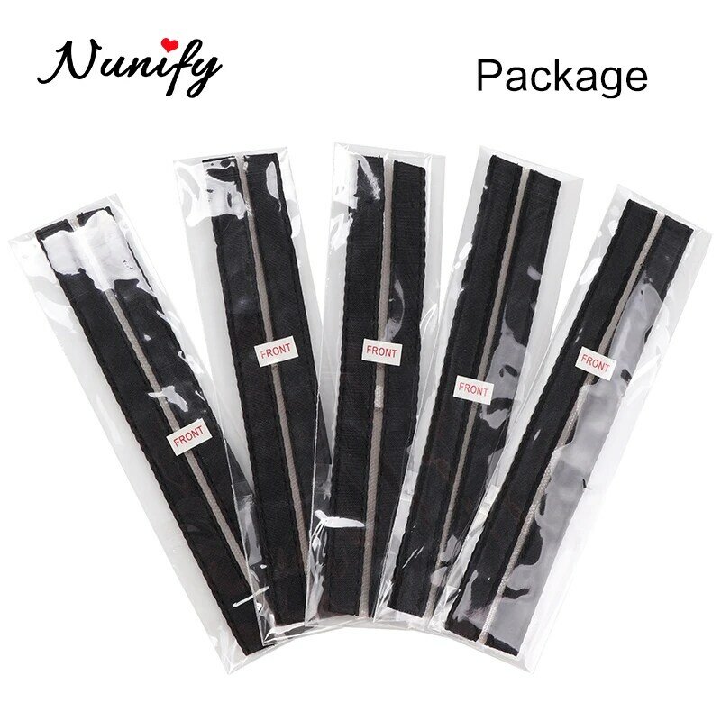Nunify Red de encaje suizo negro, accesorio Invisible cómodo para cabello Remy, cierre de encaje para Cierre Invisible, herramientas de Peluca de moda