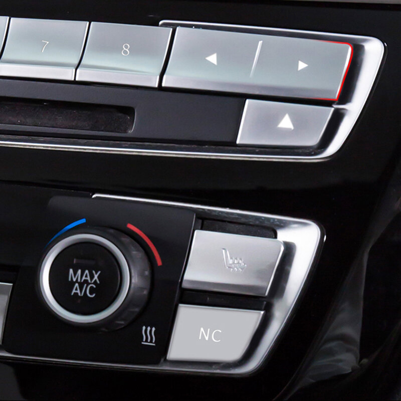 Аксессуары для BMW 1 2 серии F20 F21 F22 F23 автостайлинг мультимедийный кондиционер CD панель кнопки крышка интерьерные наклейки